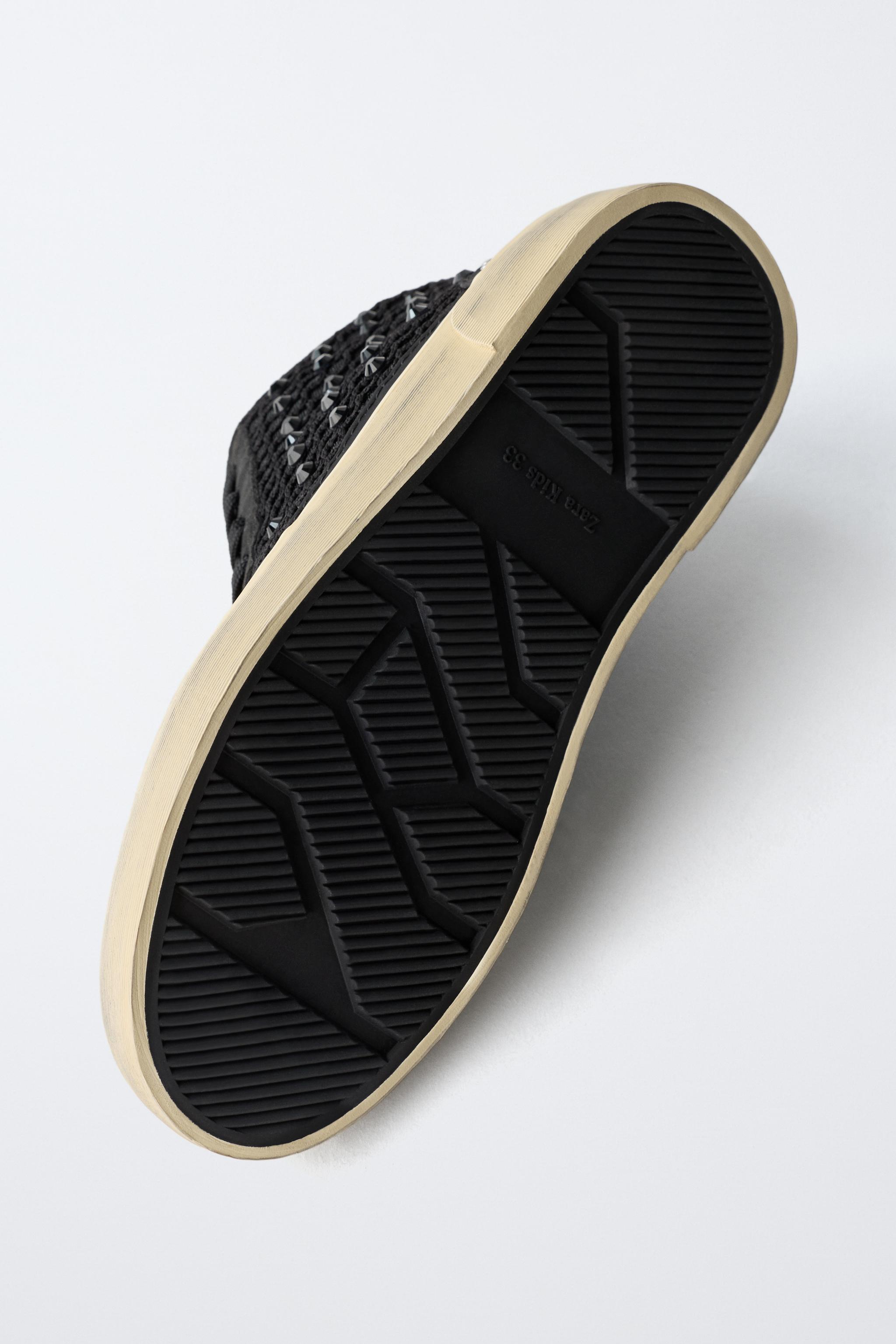 RHINESTONE HIGH TOP SNEAKERS